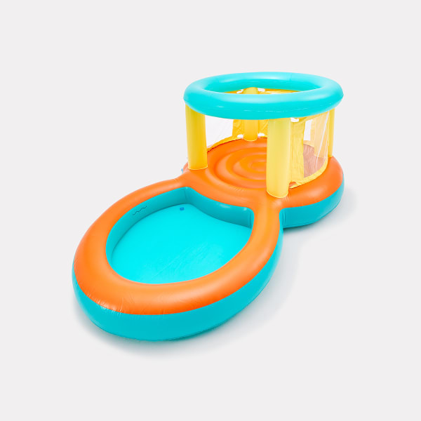 Inflatable Bouncer and Play Pool/Suitable for Ages 34 Years TheITmart