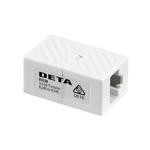 Deta RJ45 8P8C Ethernet Inline Coupler / Joiner - 6553B