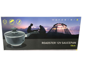 Wanderer 18cm/1.8L Roadster12v Portable Saucepan/Ideal for Caravan/Camping/ Boating