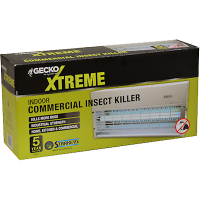 Gecko 15W Xtreme Indoor Commercial Insect/Bugs Zapper Dual Self-Cleaning Grids - TheITmart